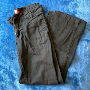 JUNIORS Black wide leg Dickies